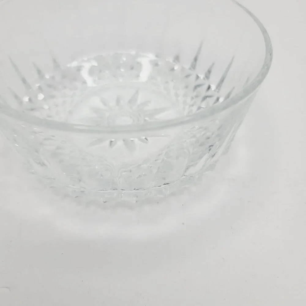 Vintage Arcoroc France Clear Crystal Glass 4